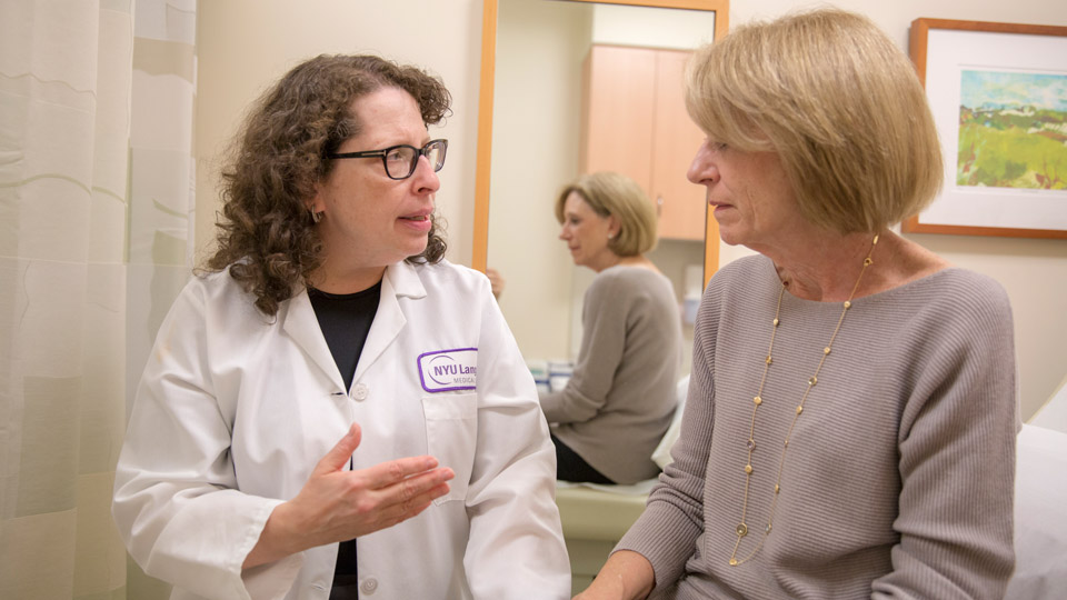 Dr. Freya Schnabel Talks to Patient
