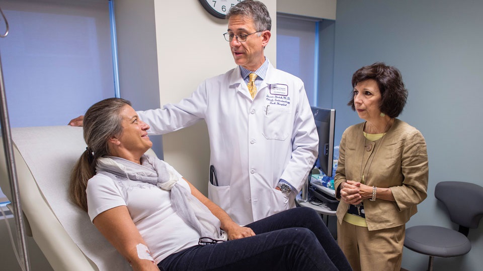 Dr. Steven Hodak Consults with a Patient