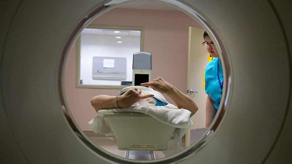 Patient Receives MRI Scan