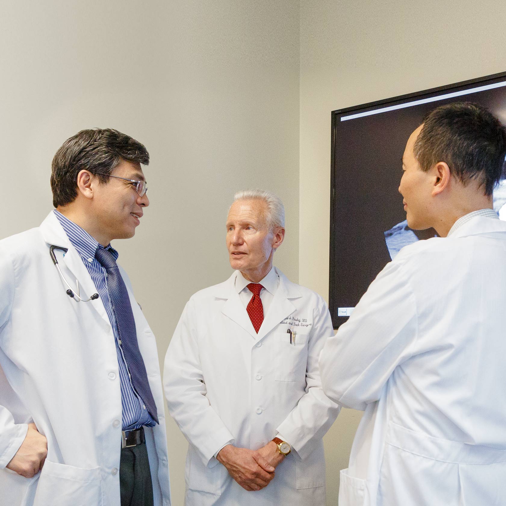 Dr. Zujun Li, Dr. Mark Persky, and Dr. Kenneth Hu